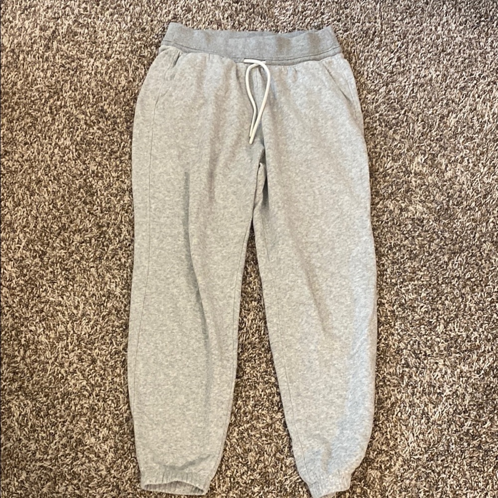 Gray fleece lined Jogger Pants